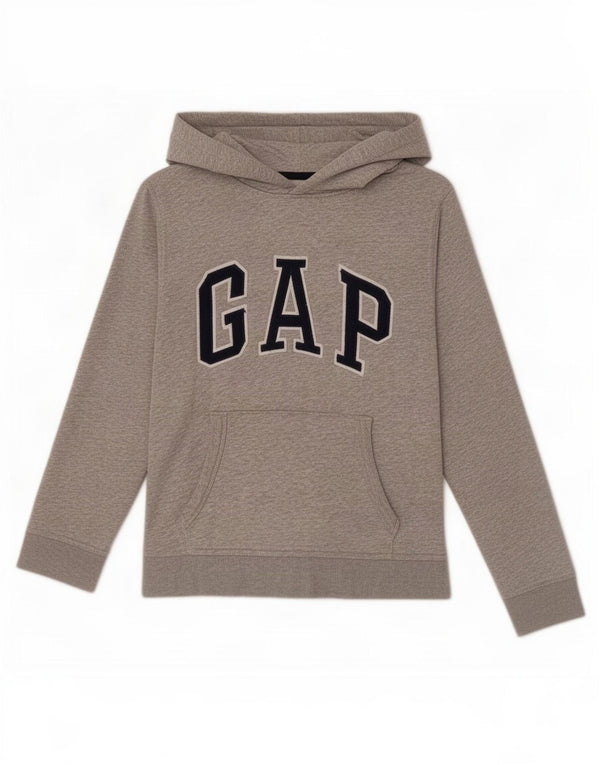 Gap Girls Graphic Hoodie Jumper 11-12 Anos XL Cinza Algodão