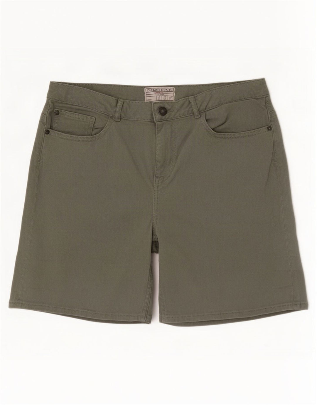 Shorts jeans feminino Fat Face UK 12 médio W30 algodão verde