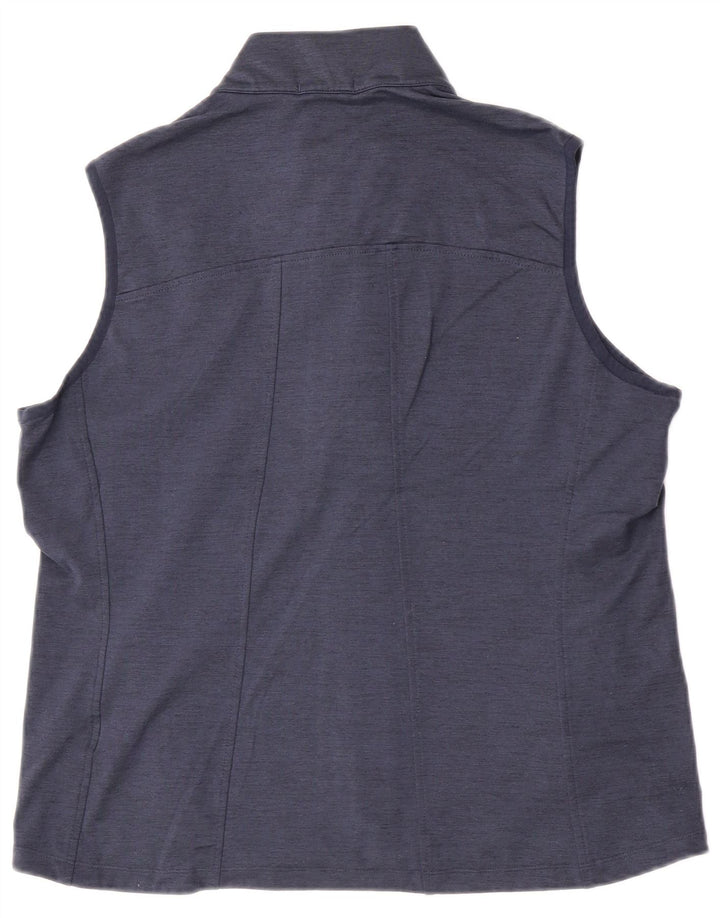 Jaqueta feminina Puma sem mangas para treino UK 16 grande azul marinho