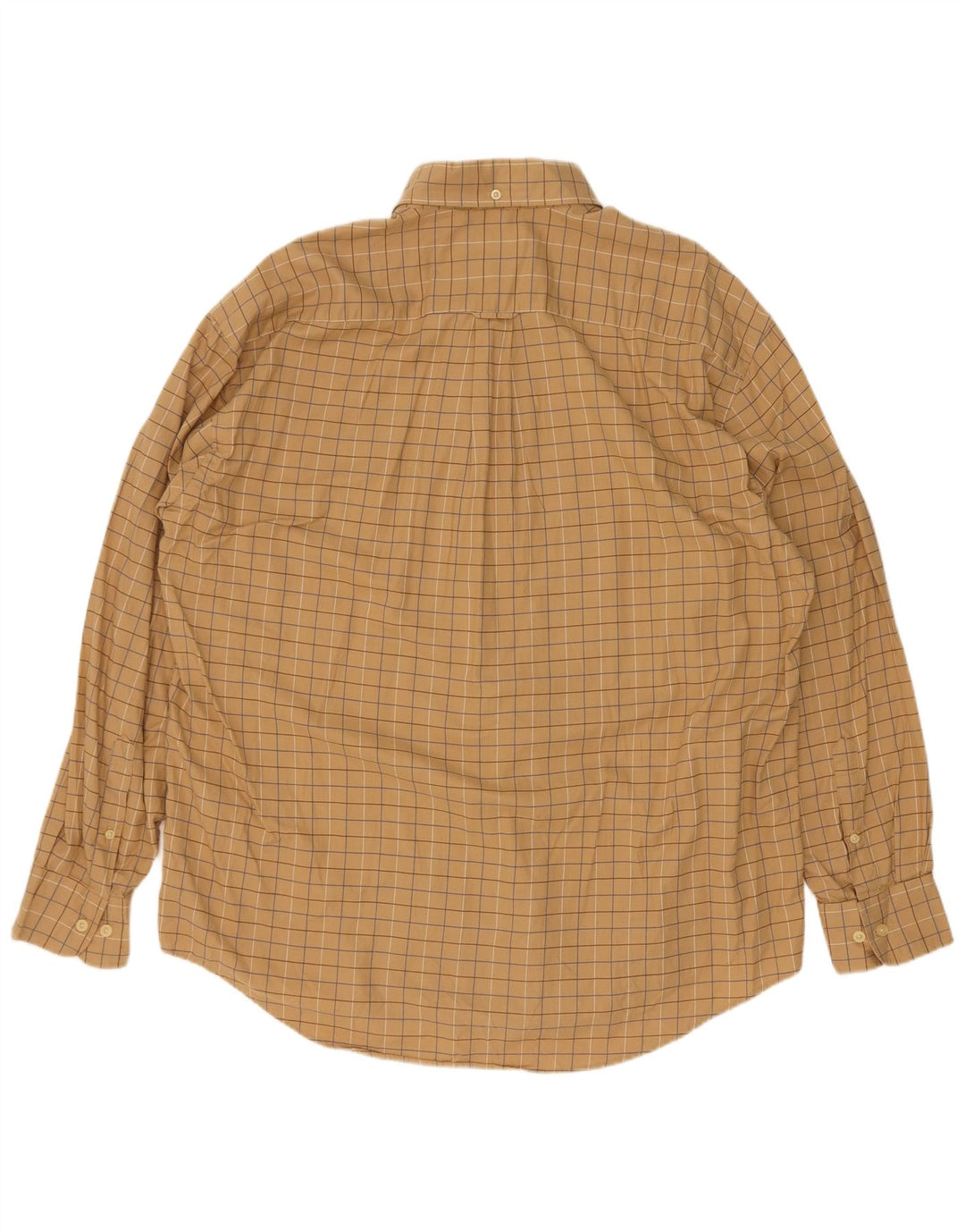 Camisa masculina Nautica XL bege xadrez algodão