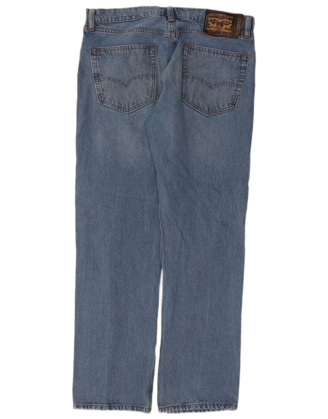 Levi's Masculino 551 Straight Jeans W34 L32 Azul Algodão