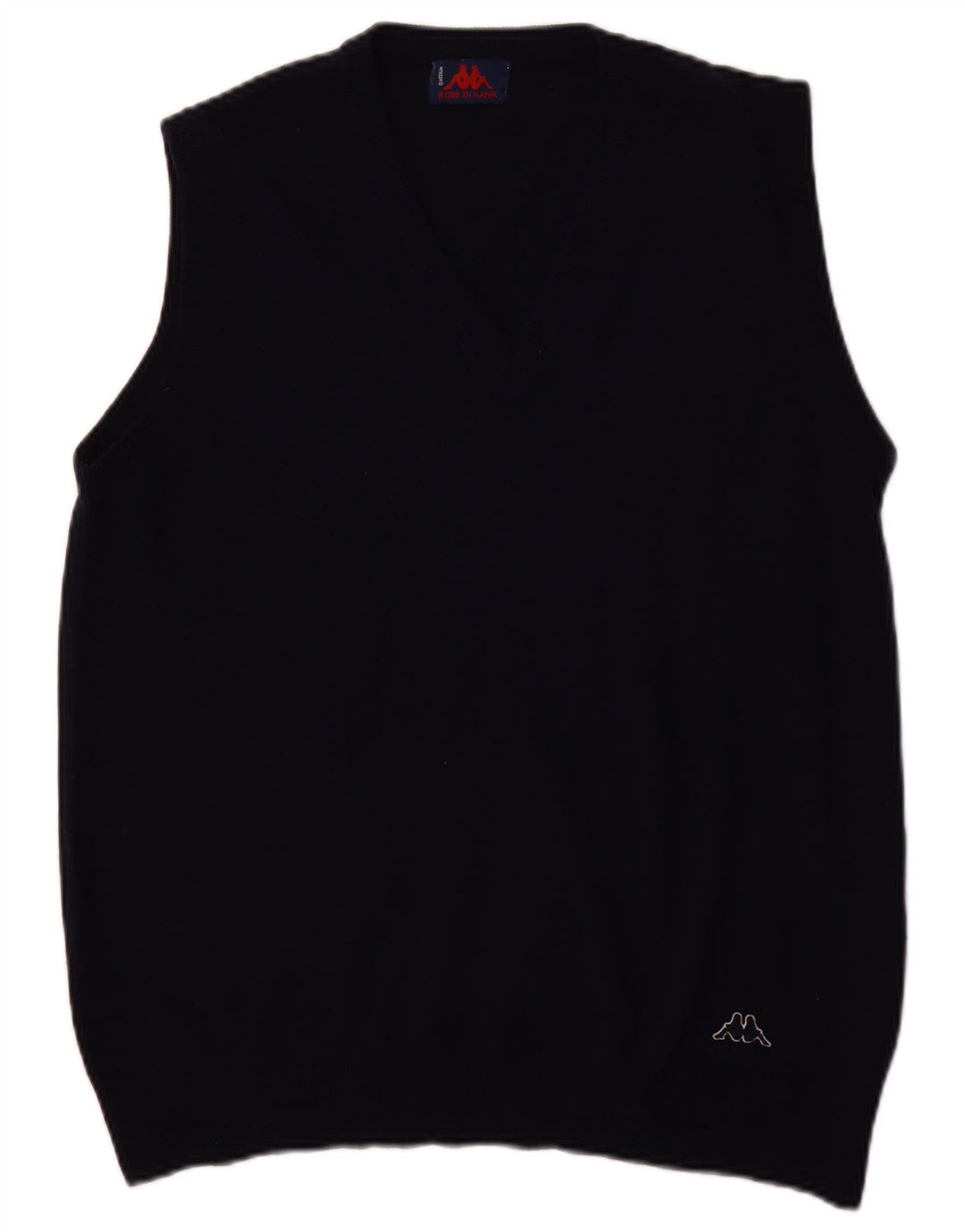 Regata masculina KAPPA com colete médio de lã azul marinho
