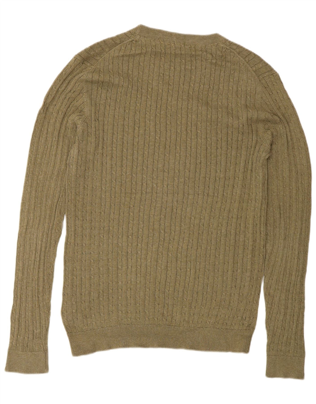 Suéter masculino Jack & Jones com gola redonda, pequeno cáqui