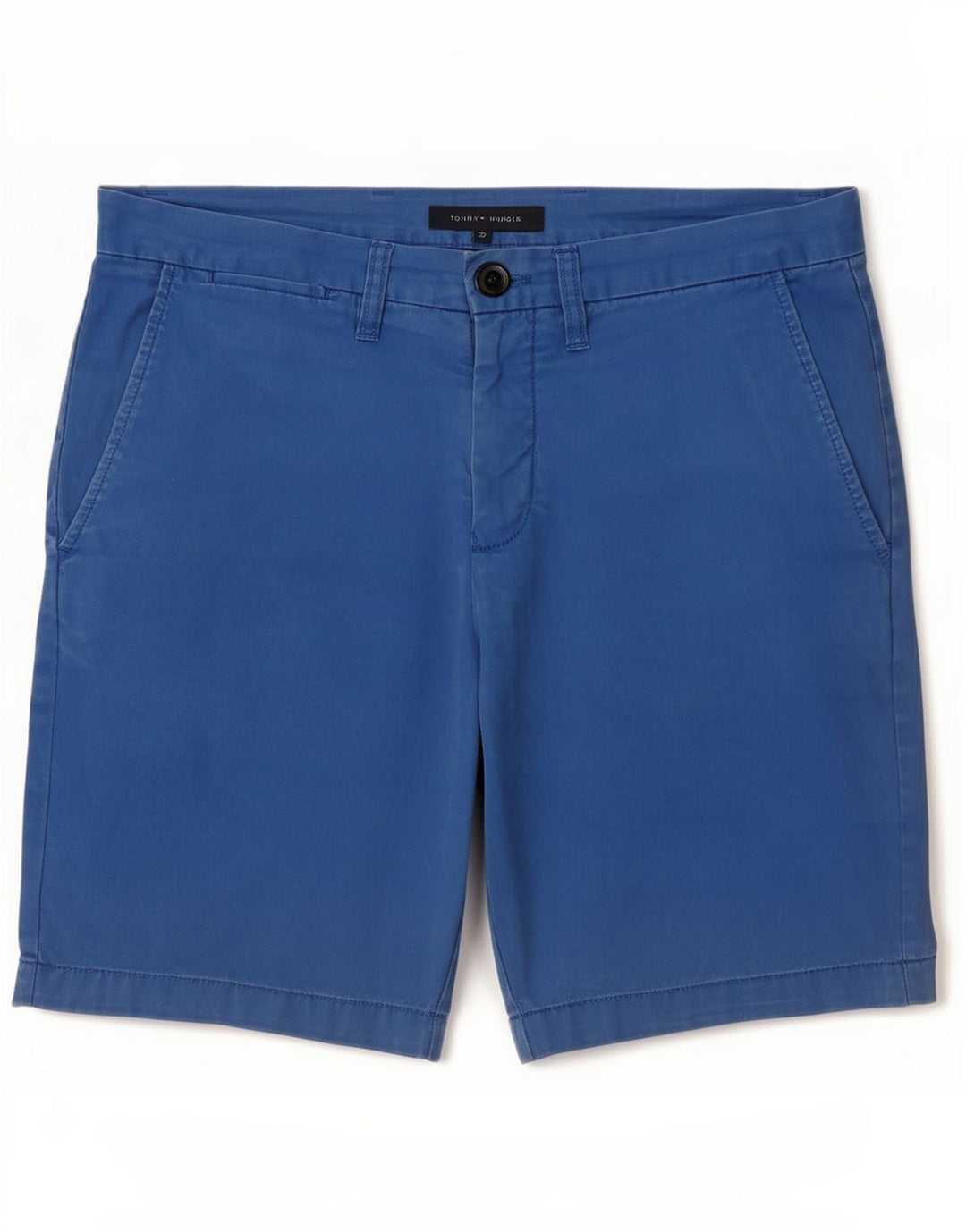Tommy Hilfiger Mens Chino Shorts W32 Médio Algodão Azul