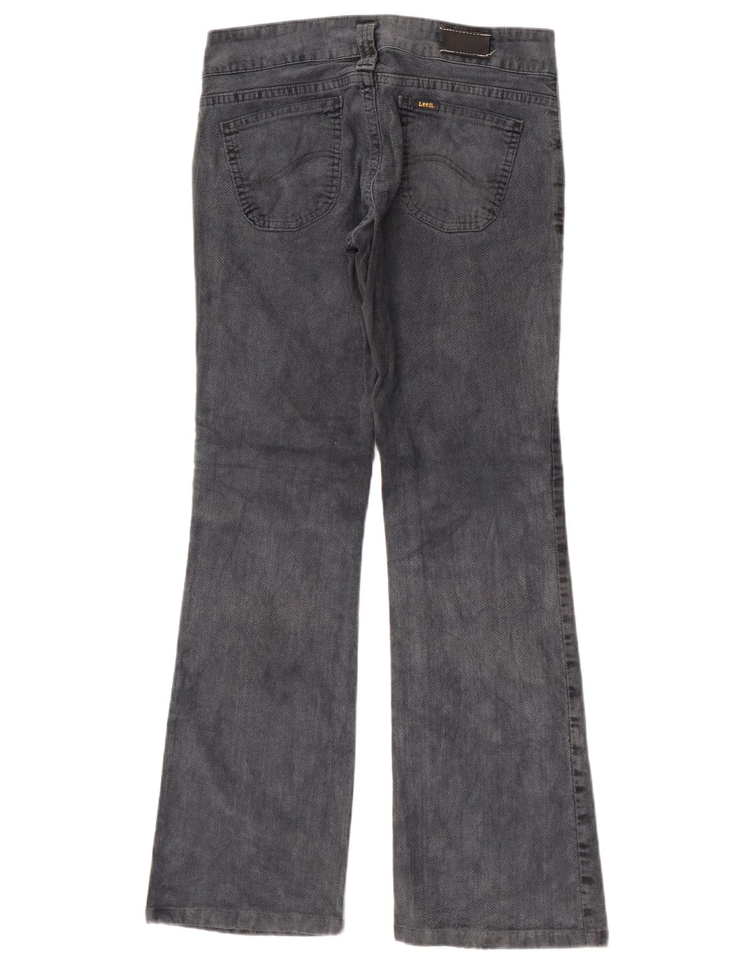 Calça feminina Leela Flare W28 L29 algodão azul