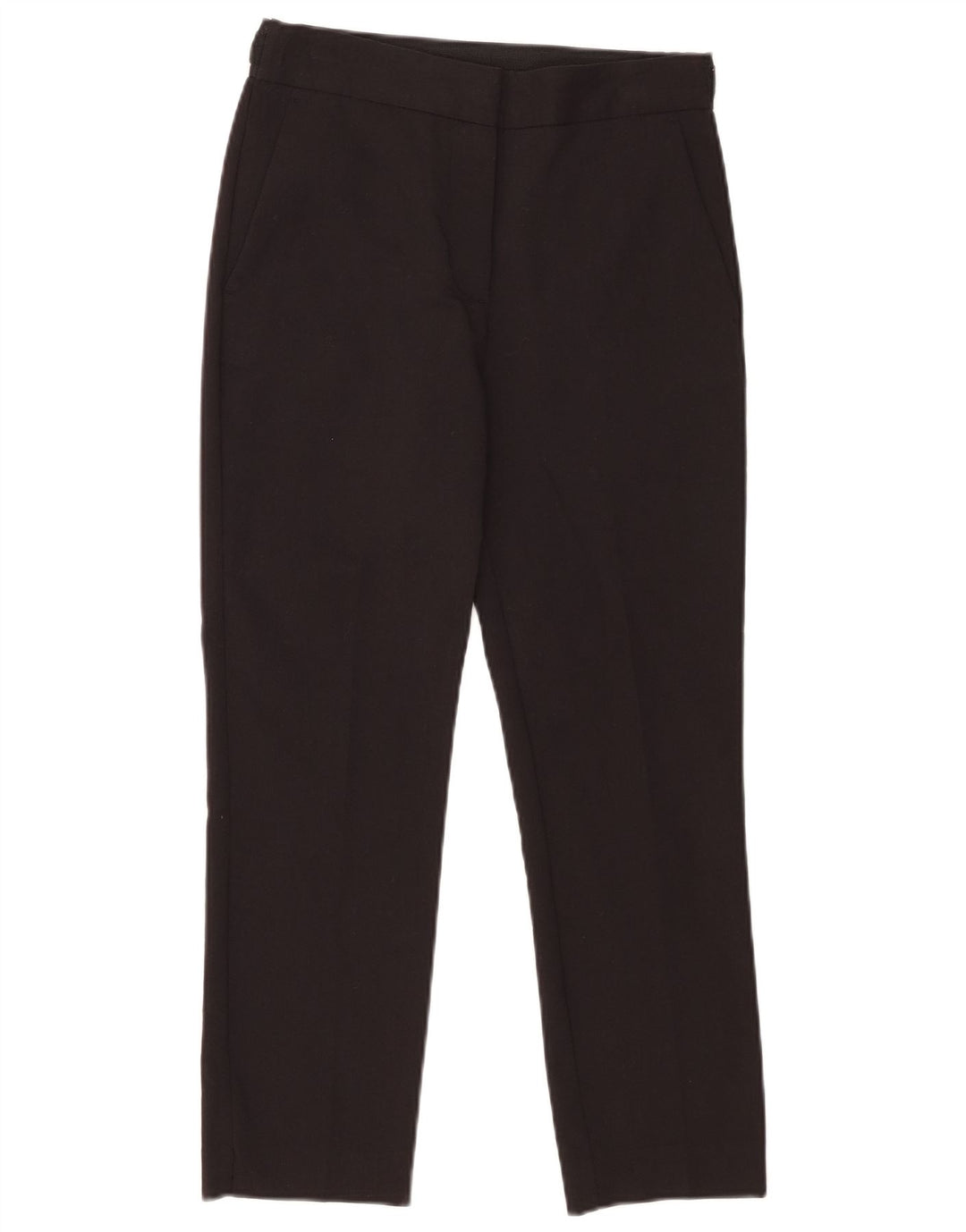 Zara Calça feminina cortada pequena W26 L23 preta