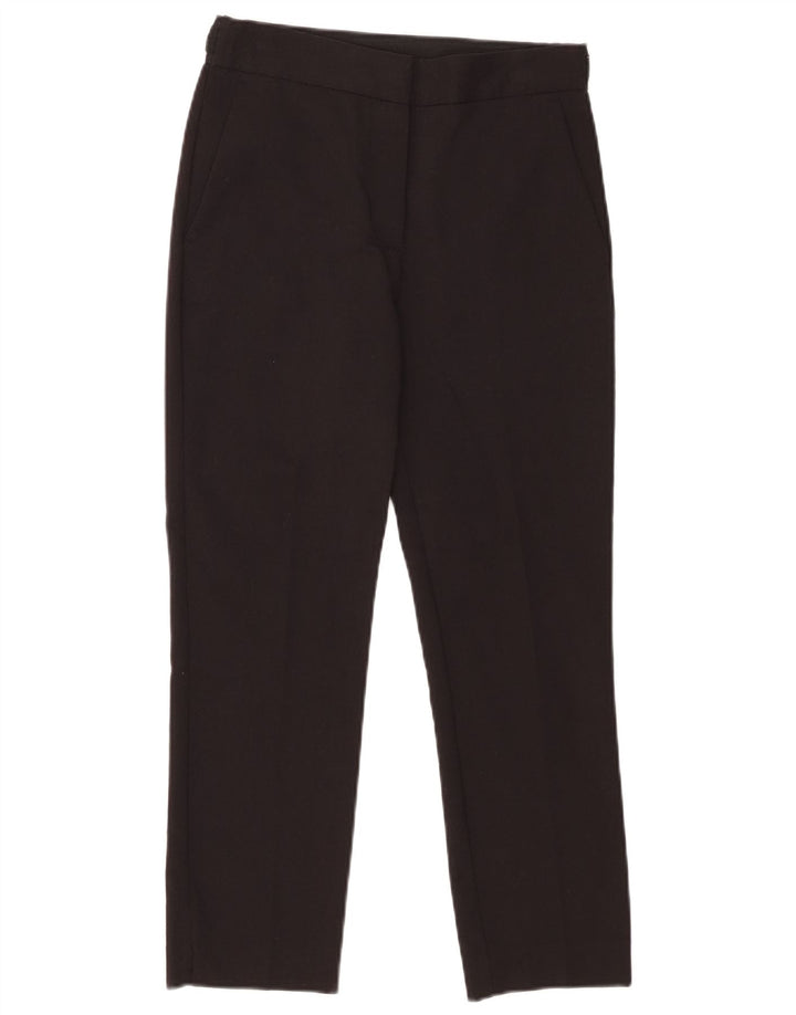 Zara Calça feminina cortada pequena W26 L23 preta