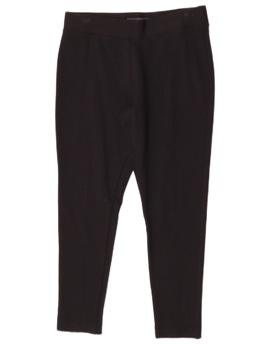 Leggings curtos femininos Marks & Spencer Reino Unido 12 viscose preta média