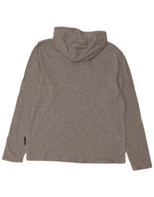 Suéter masculino de ajuste regular French Connection algodão cinza médio
