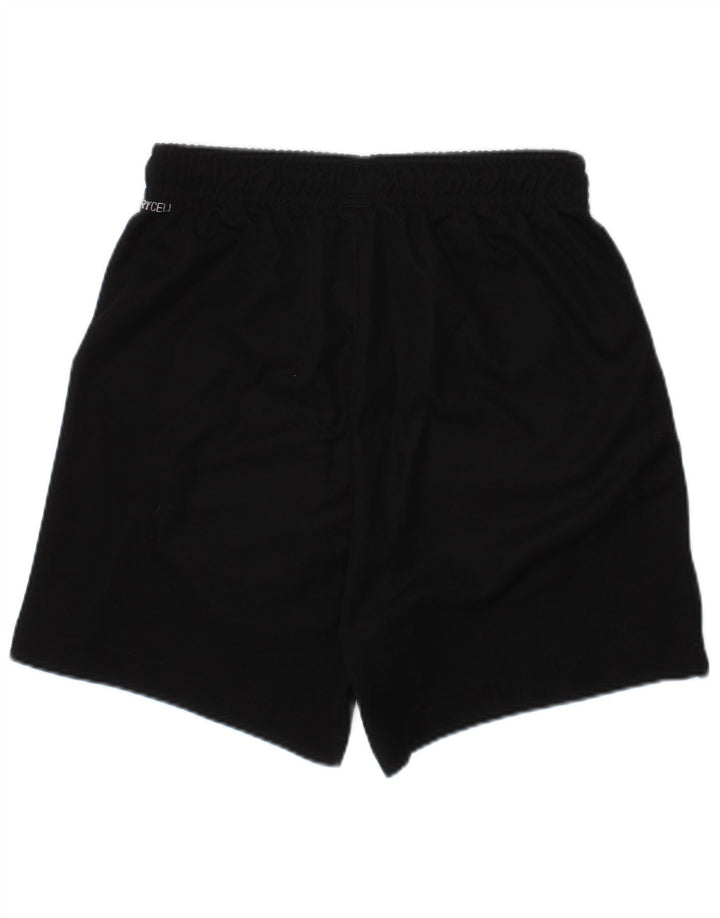 Shorts esportivos PUMA para meninos 7-8 anos preto colorblock poliéster