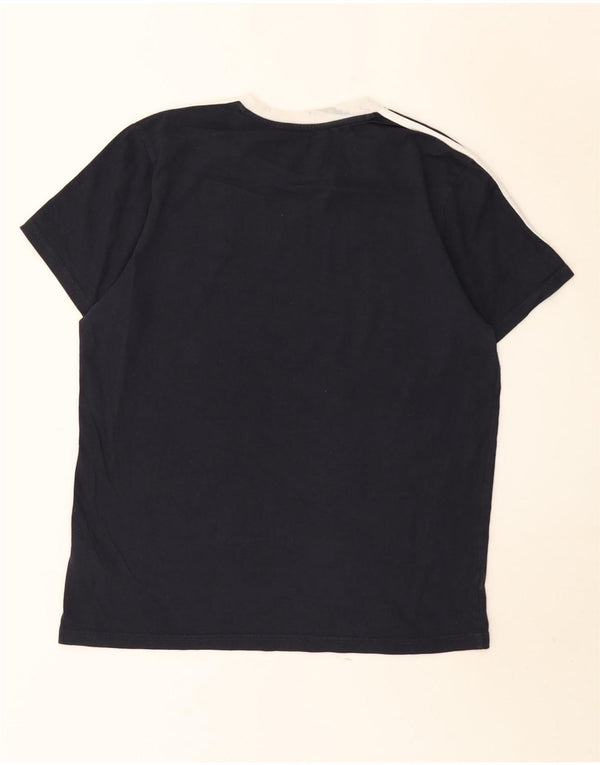 Adidas Camiseta Feminina Top UK 12/14 Médio Azul Marinho Algodão