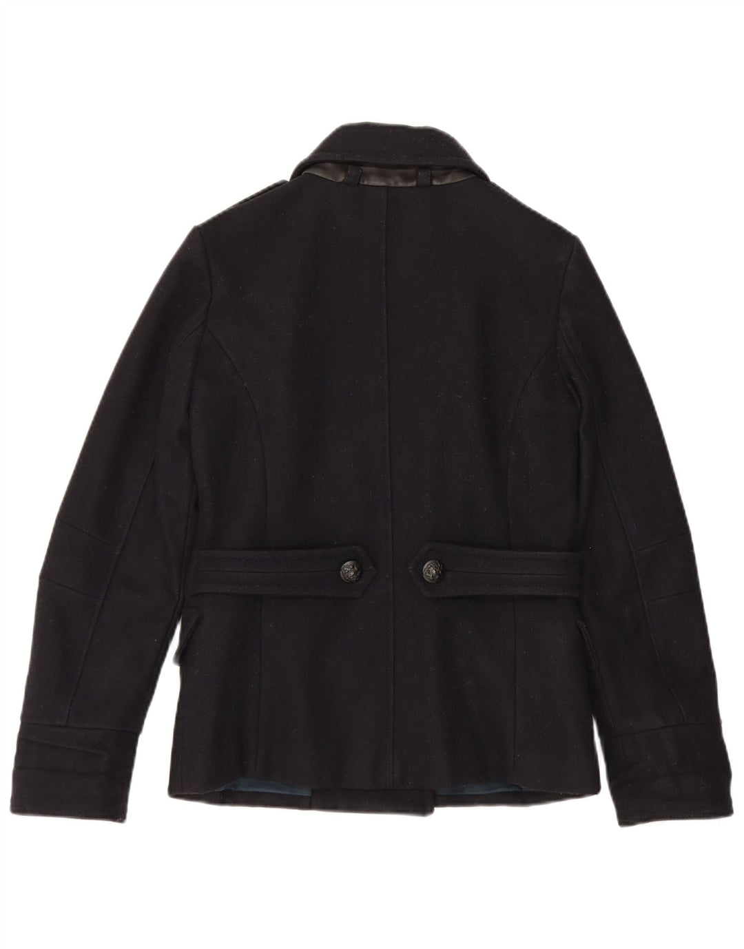 Casaco feminino Massimo Rebecchi Pea IT 44 lã azul marinho médio