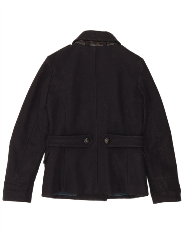 Casaco feminino Massimo Rebecchi Pea IT 44 lã azul marinho médio