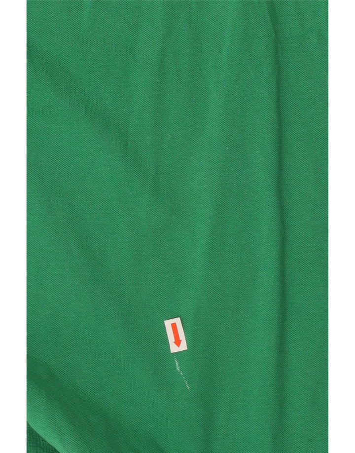 KAPPA Mens Polo Shirt Large Green Cotton