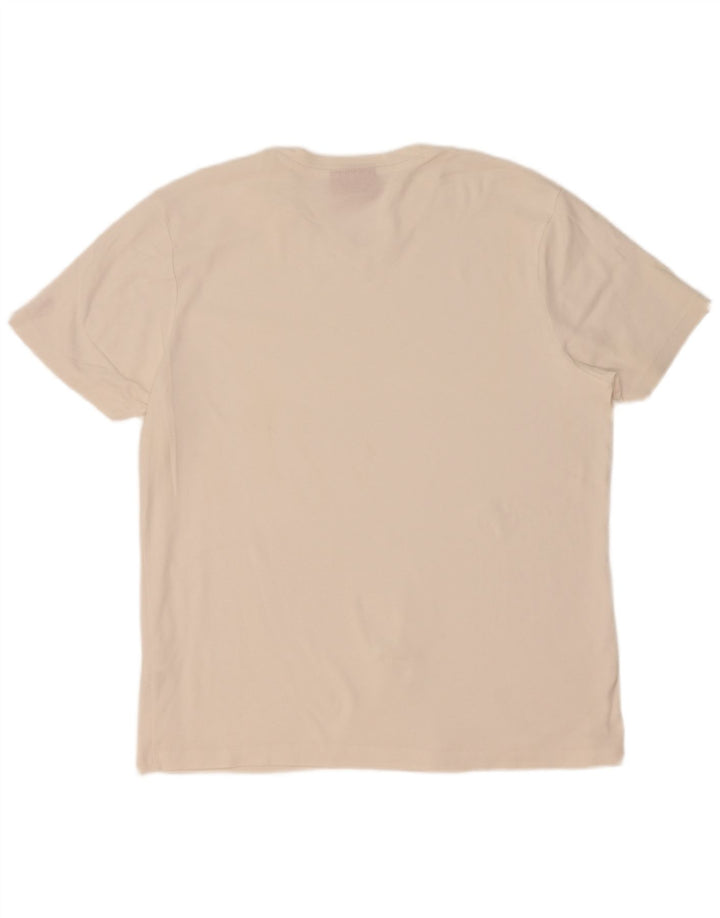 Camiseta masculina Hugo Boss Top XL algodão branco