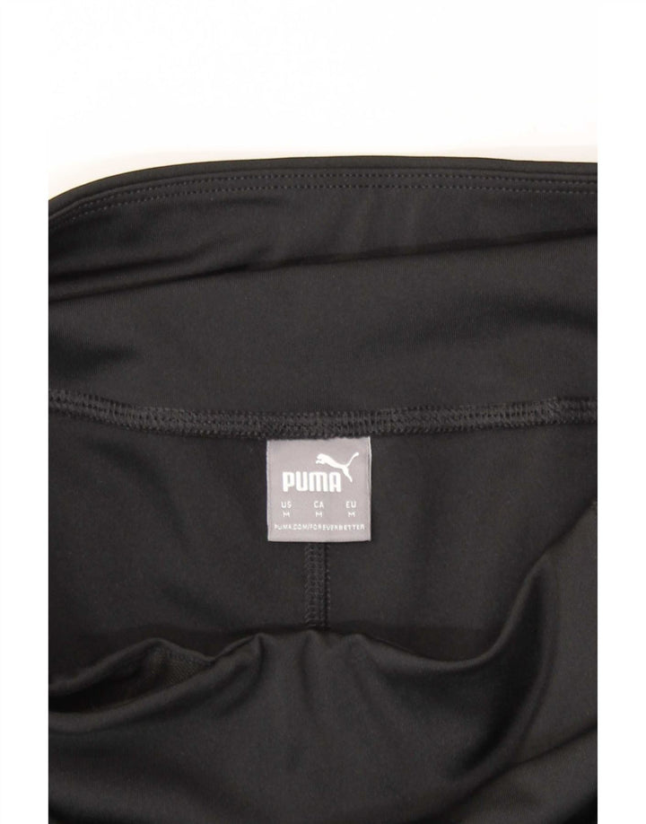 Leggings Puma Feminino UK 12 Médio Preto Geométrico