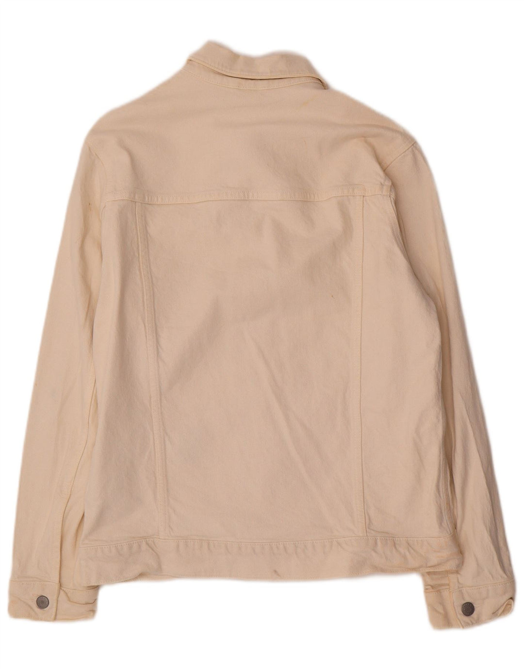 Jaqueta jeans masculina Zara Reino Unido 38 Lyocell bege médio