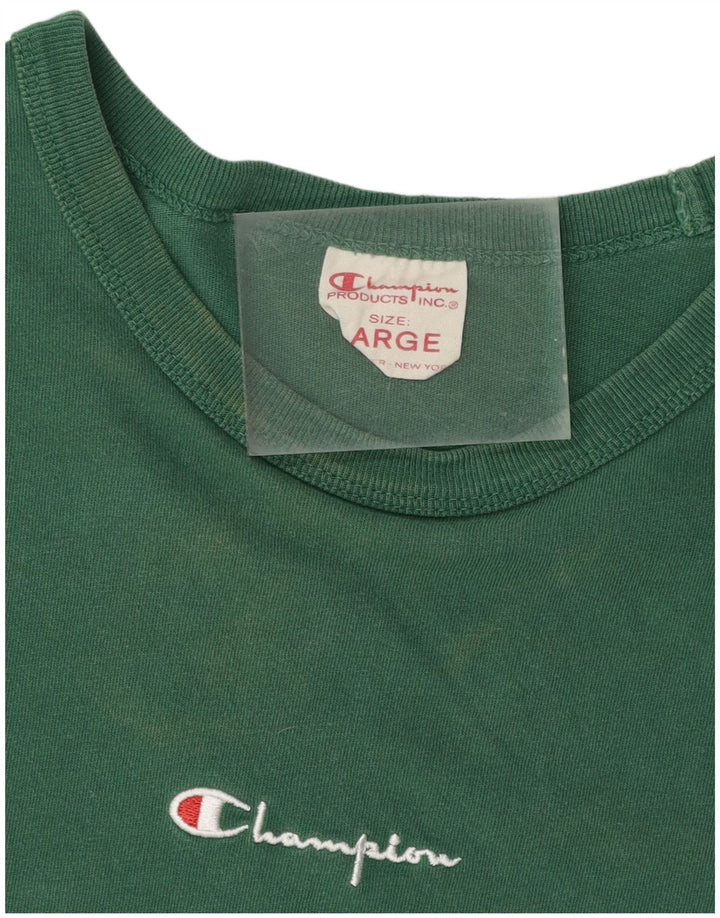 Camiseta masculina Champion grande verde