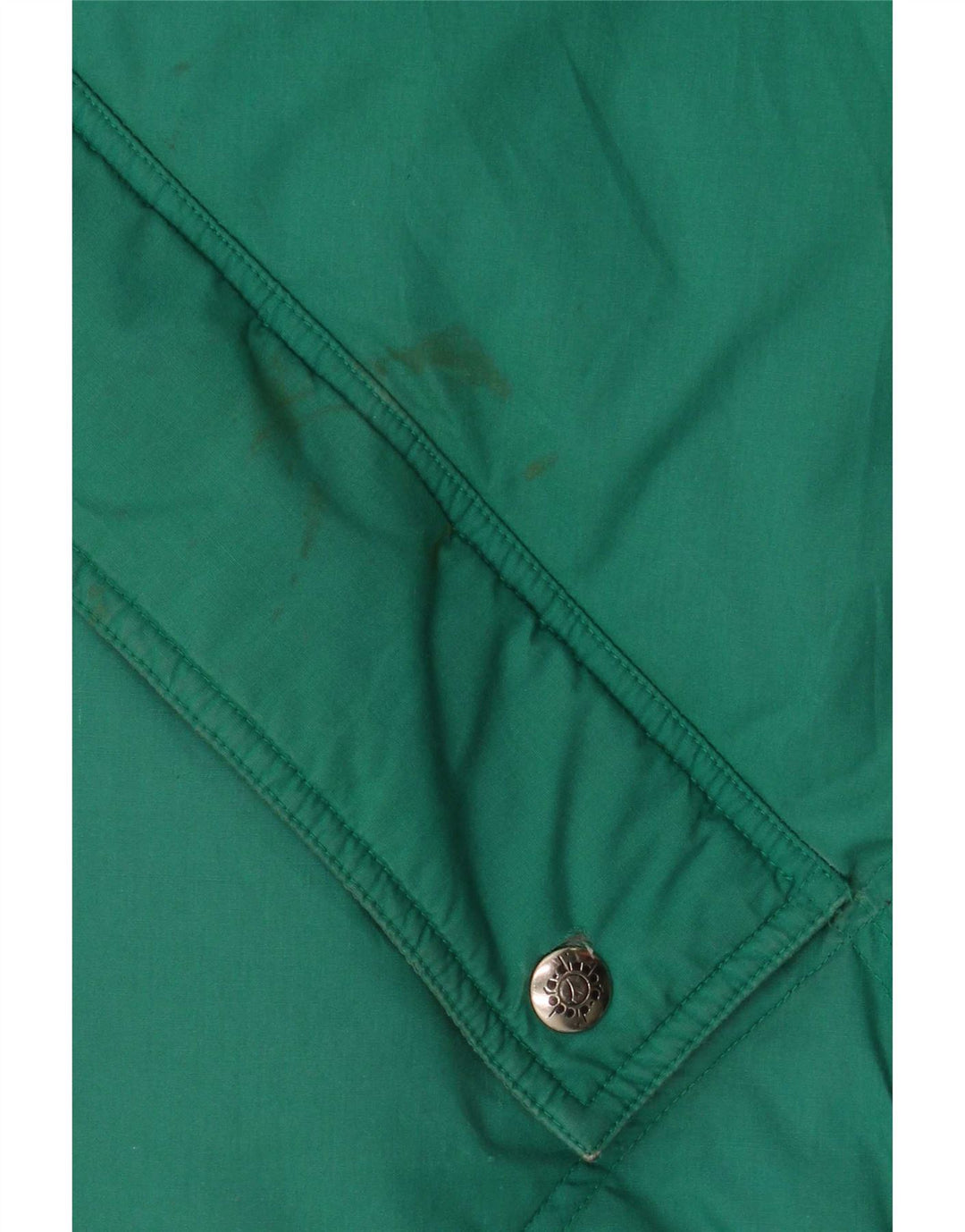 Jaqueta acolchoada reversível masculina Diadora Loose Fit UK 40 poliéster verde grande