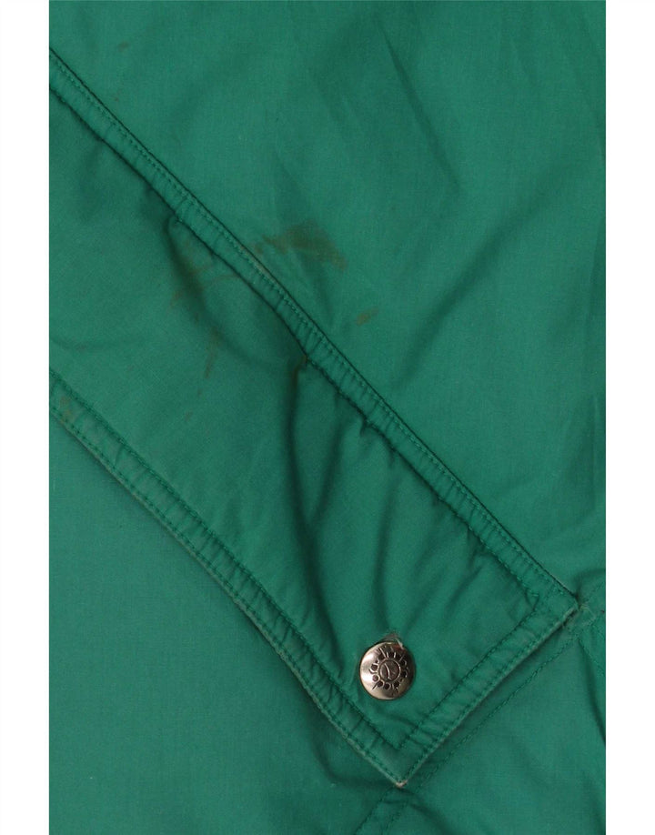Jaqueta acolchoada reversível masculina Diadora Loose Fit UK 40 poliéster verde grande