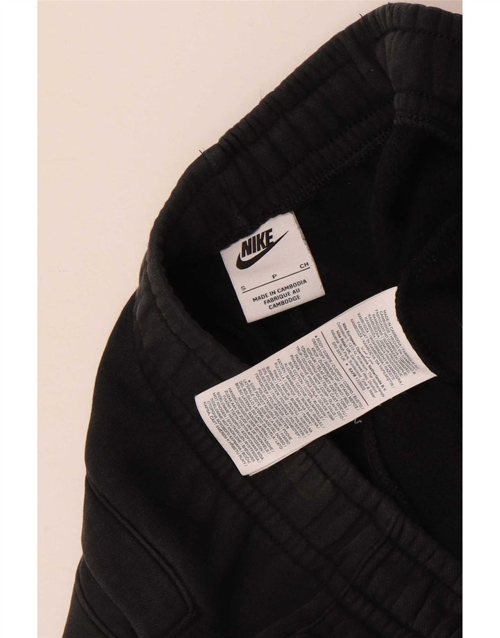 Nike Mens Treino Calças Joggers Pequeno Algodão Preto