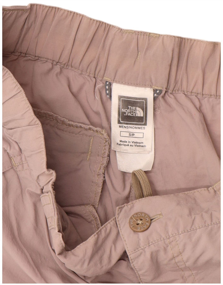 THE NORTH FACE Mens Cargo Shorts Pequeno W28 Nylon Bege