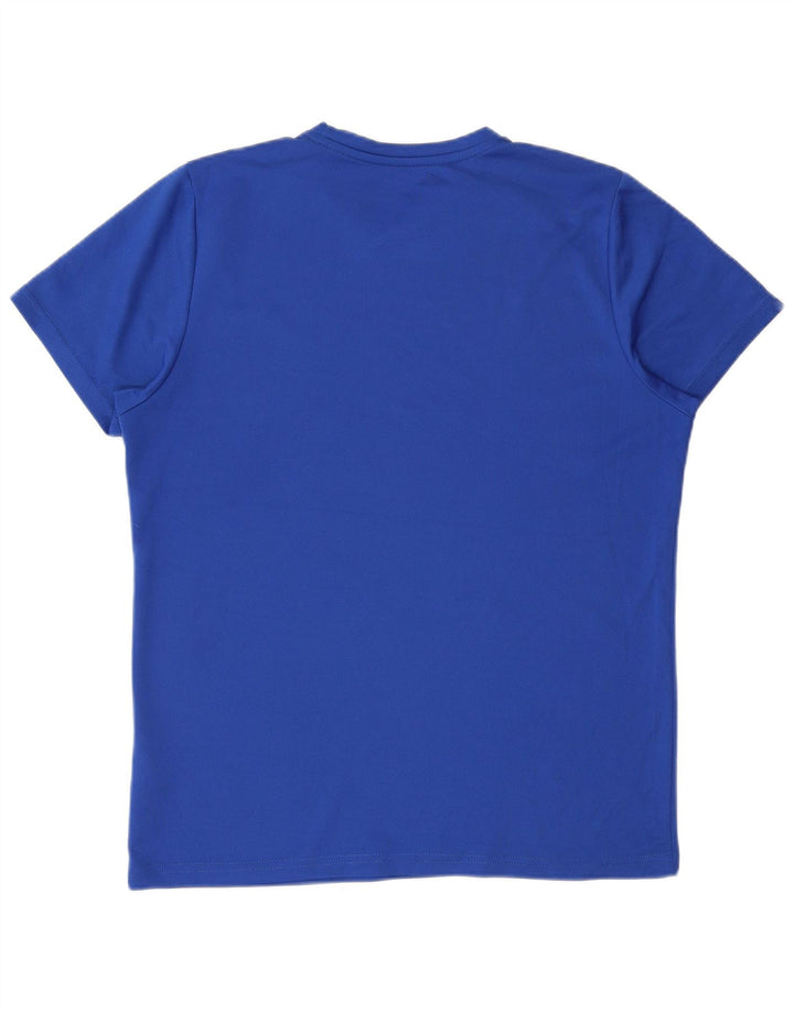 Camiseta Asics Mens London Graphic Top Médio Azul Poliéster