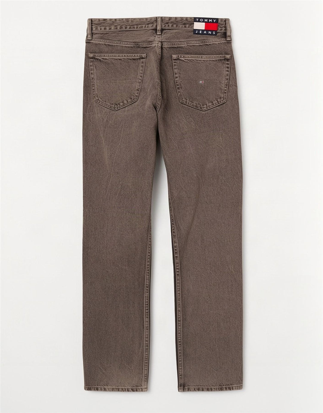 Jeans retos masculinos Tommy Hilfiger W33 L32 algodão cinza