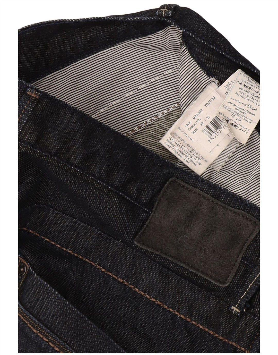 PEPE Jeans Masculino Jeans Reta W32 L32 Azul Marinho Algodão
