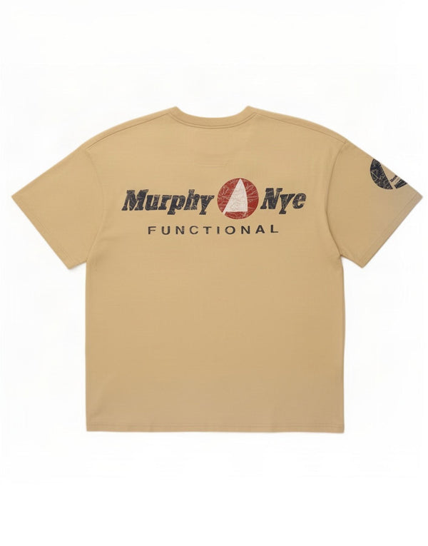 Camiseta gráfica masculina Murphy & Nye Top 2XL bege