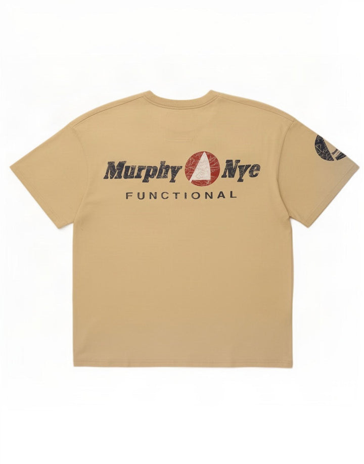 Camiseta gráfica masculina Murphy & Nye Top 2XL bege