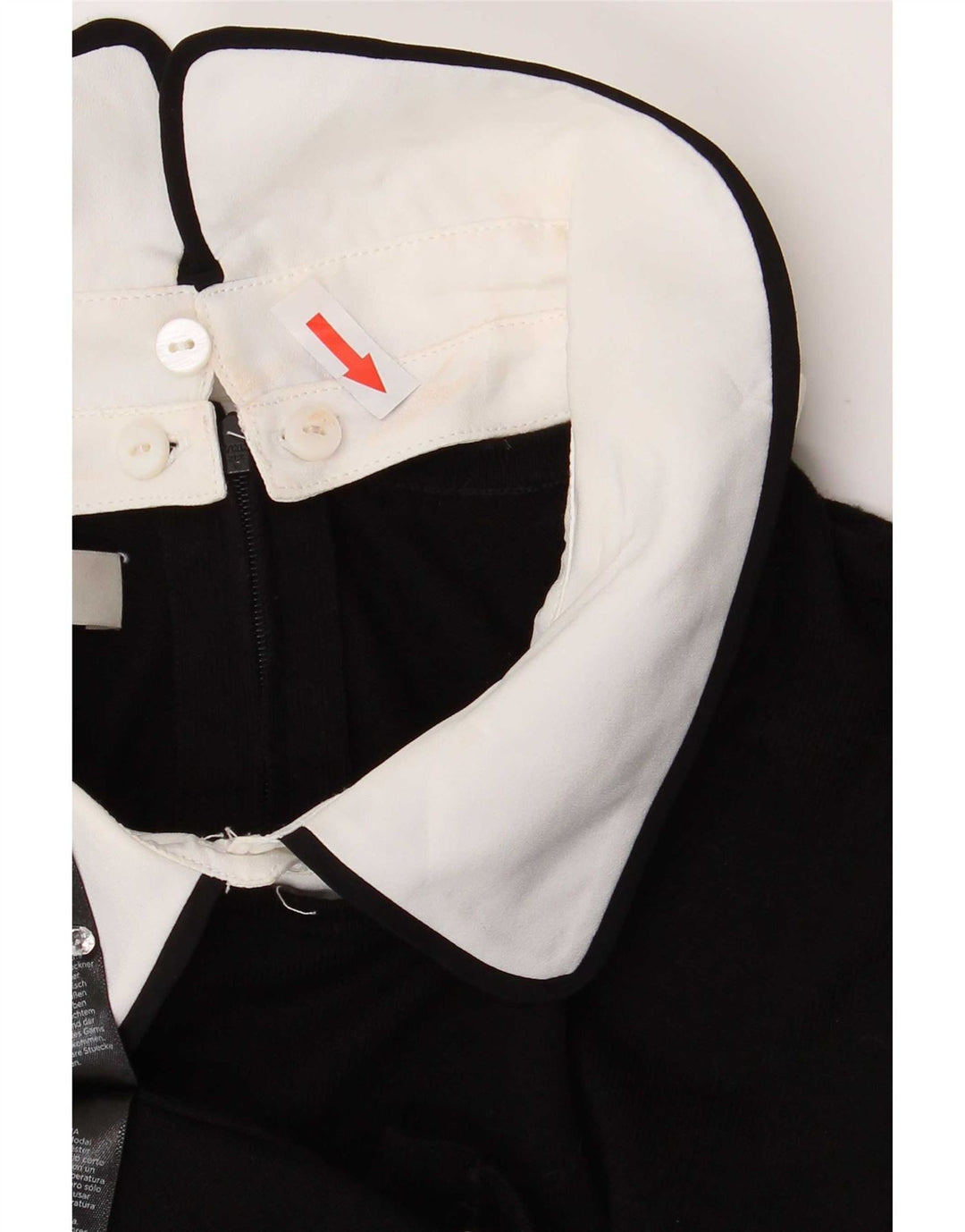 Blusa feminina Hobbs Top UK 18 XL algodão preto