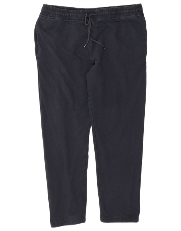 Calça de treino masculina Marks & Spencer XL azul marinho algodão