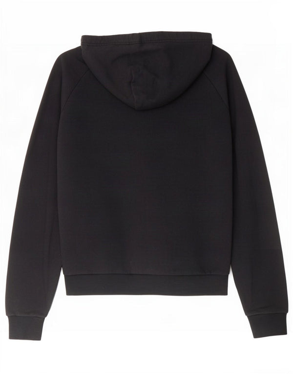 Under Armour Mens Graphic Hoodie Jumper Small Black Cotton