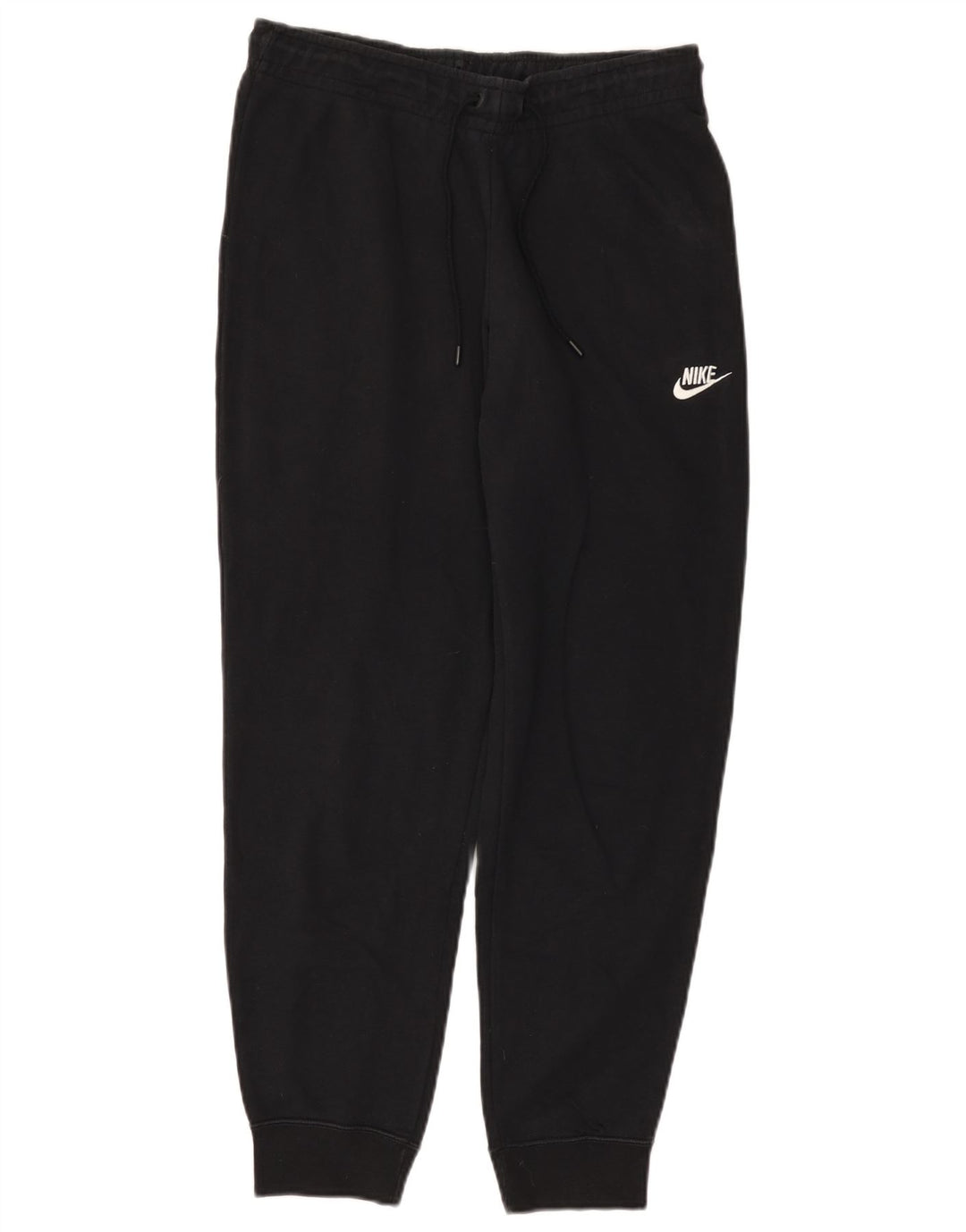 Calça de treino feminina Nike Joggers UK 14 médio preto algodão