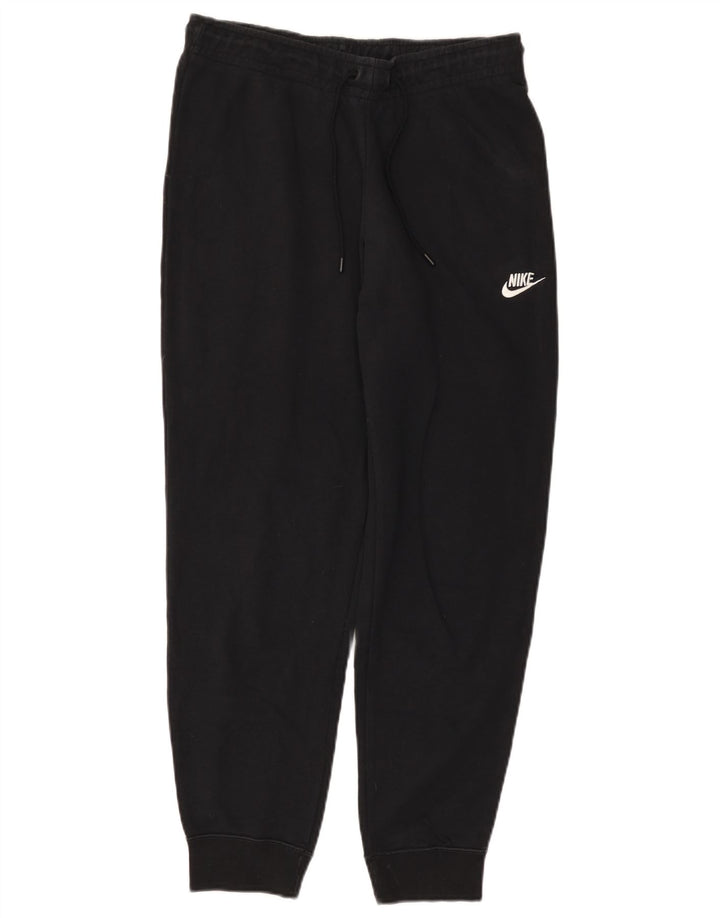 Calça de treino feminina Nike Joggers UK 14 médio preto algodão