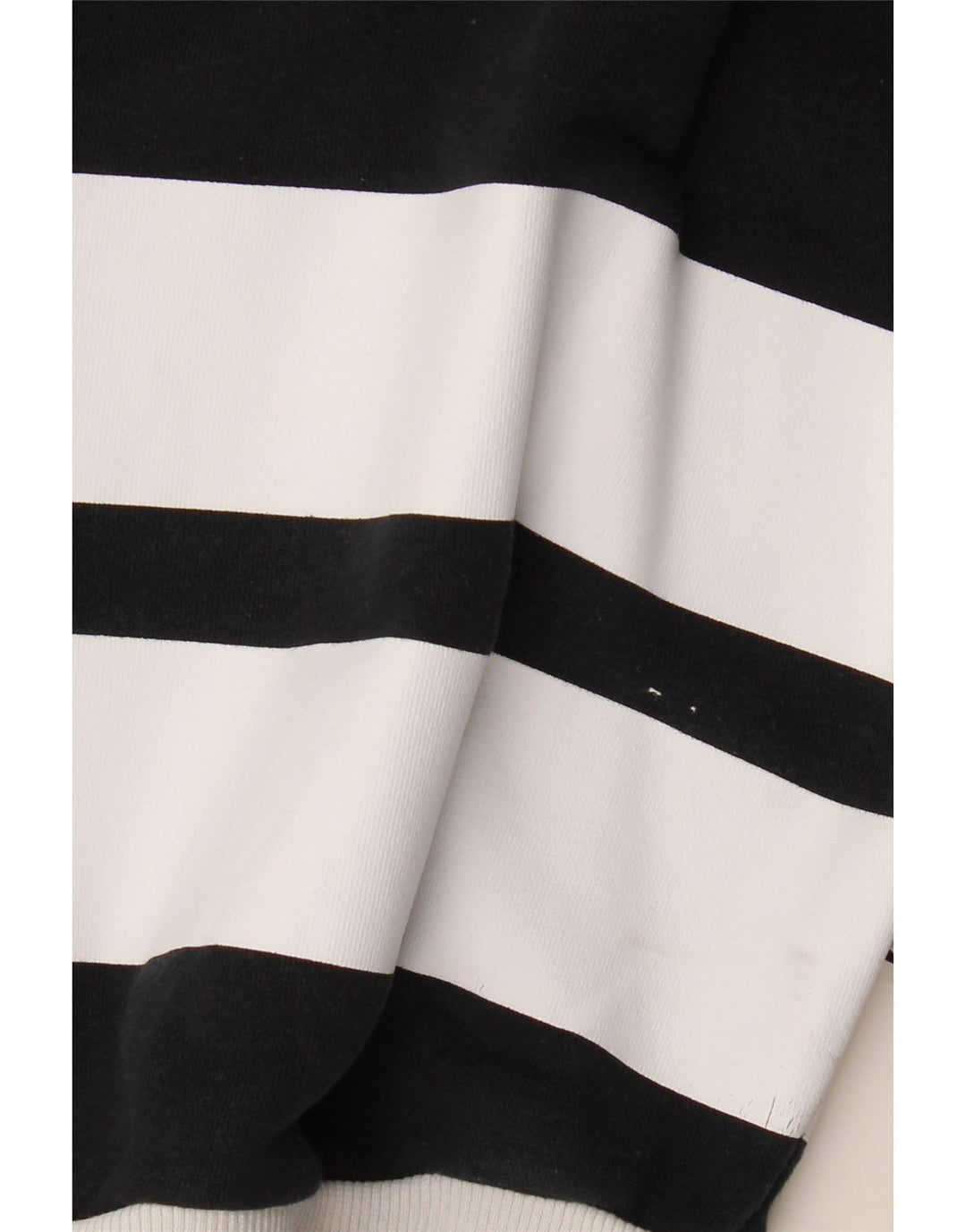 ADIDAS Womens Graphic Oversized Sweatshirt Jumper UK 6 XS Preto Listrado