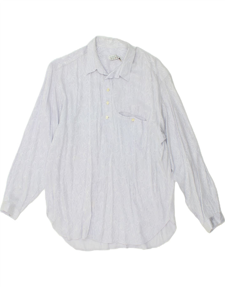 CASUCCI Mens Shirt Large Blue Vintage Casucci and Second-Hand Casucci from Messina Hembry 