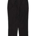 Calça masculina de terno reto Marks & Spencer W36 L29 algodão preto