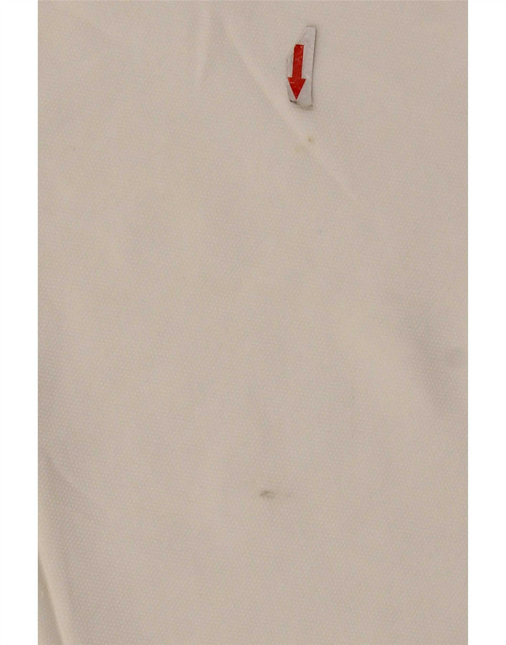 Vestido feminino Zara Shift UK 12 médio branco paisley