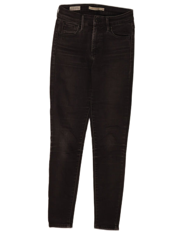 Calça jeans feminina Levi's 720 Super Skinny W25 L28 algodão preto