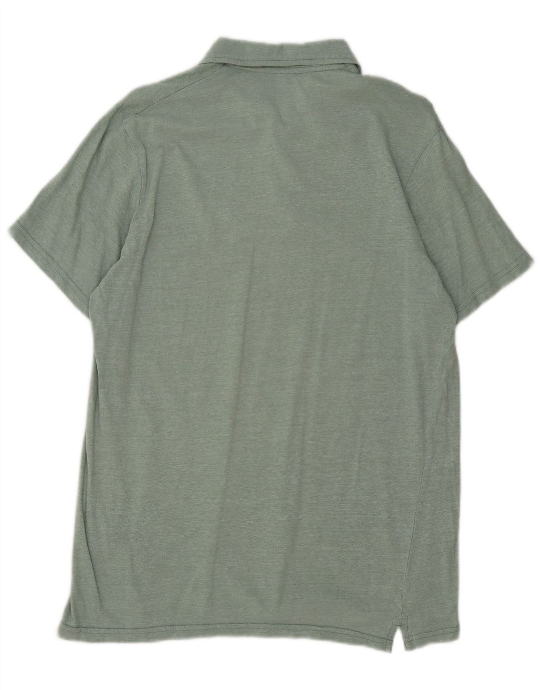 Camisa polo masculina Mountain Warehouse algodão risca de giz verde médio