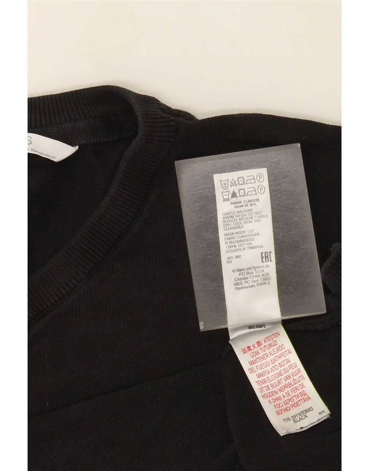 Suéter Marks & Spencer Boys Moletom 12-13 Anos Preto Algodão
