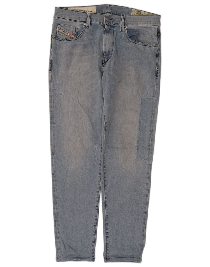 Diesel Masculino D-Strukt Jeans Cônicos W31 L30 Azul