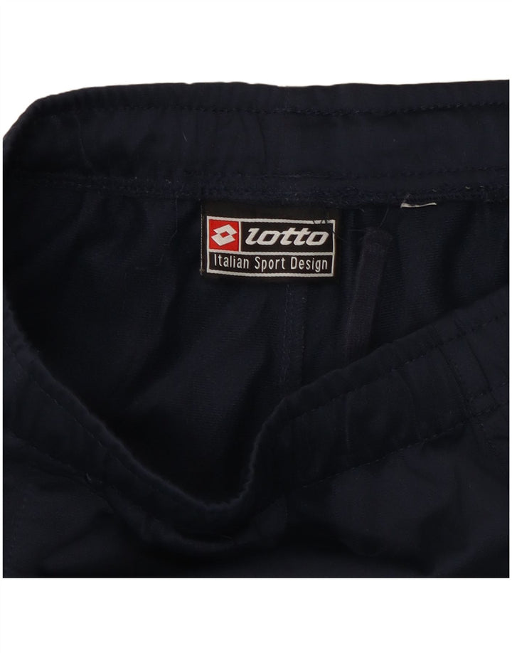 Calça de treino masculina LOTTO com estampa gráfica média azul marinho
