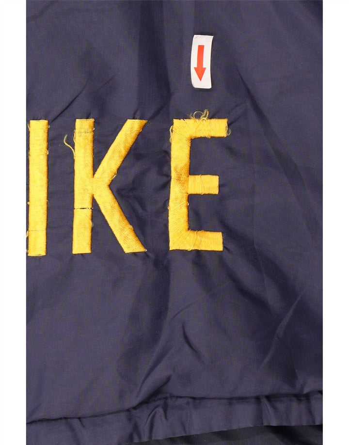Casaco corta-vento Nike masculino gráfico UK 42 XL azul marinho