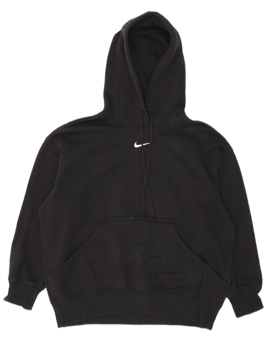 Jumper com capuz Nike masculino oversized pequeno algodão preto