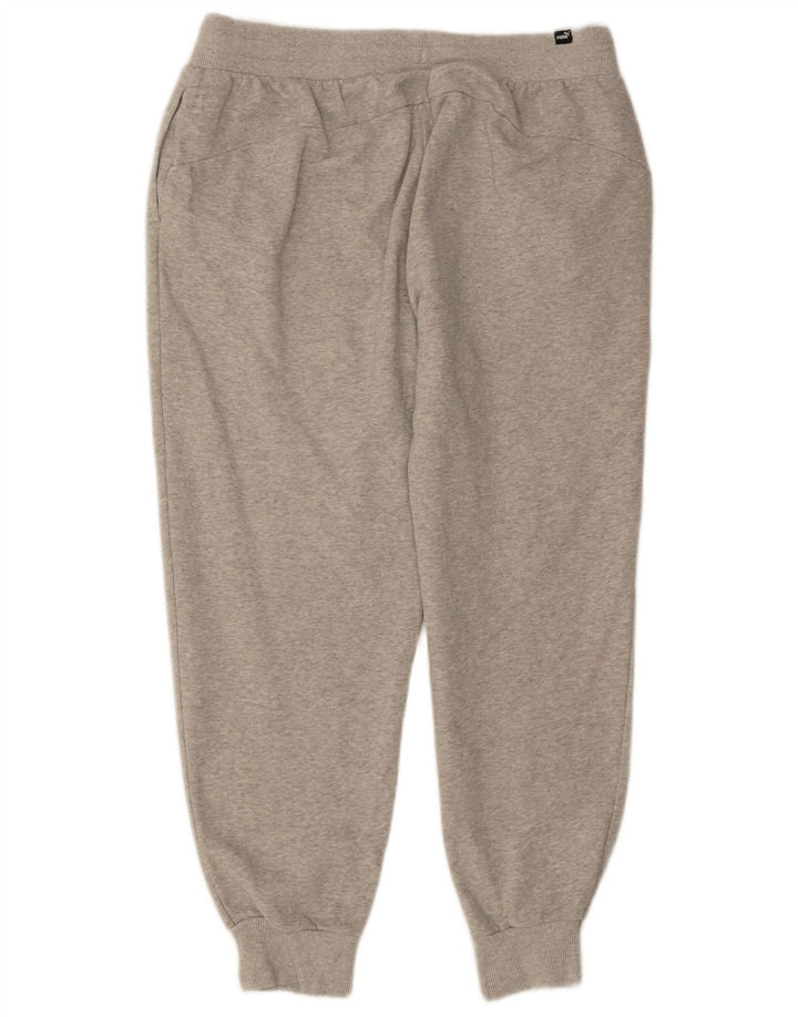 Calça de treino masculina PUMA Joggers XL cinza algodão