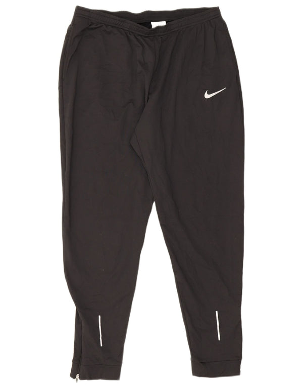 Nike Mens Dri Fit Calças de treino Joggers Grande Poliéster Preto