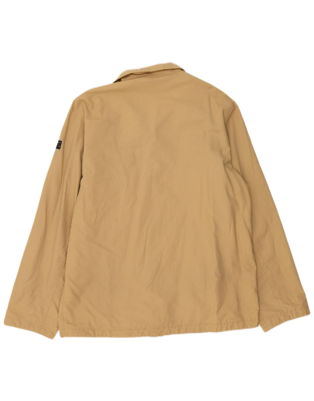 Jaqueta bomber masculina Sergio Tacchini UK 42 XL algodão bege